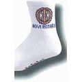 Custom Knit-in Quarter Socks w/ Puff Print Sole (7-11 Medium)